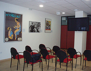 Una sala della videomediateca di Valencia
