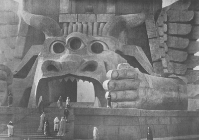 Tempio di Moloch, Cabiria 1914