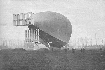 il dirigibile Leonardo da Vinci 1910