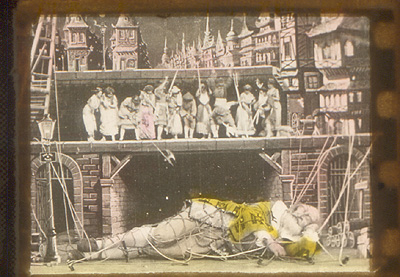 Gulliver secondo Méliès, fotogramma colorato Archivio Inpenombra