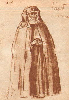 Roberto Basilici, figurino per il Faust di Murnau, 1926