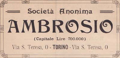 Società Anonima Ambrosio Società Anonima Ambrosio