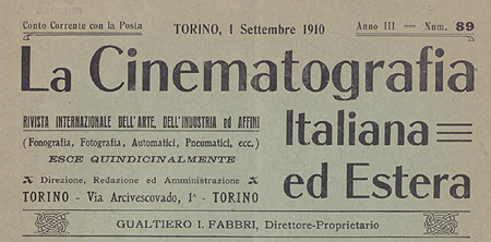 La Cinematografia Italiana ed Estera 