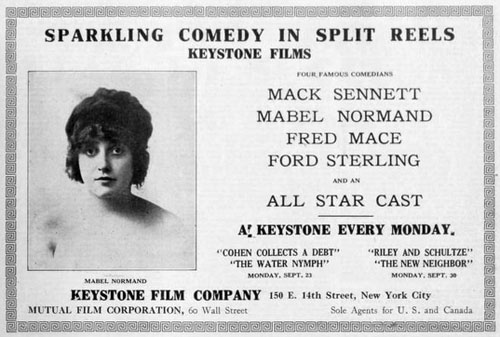 Mabel Normand, Keystone Films 1912