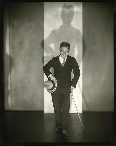Chaplin nel 1928, foto Edward Steichen