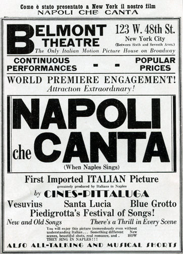 Locandina della presentazione del film a New York