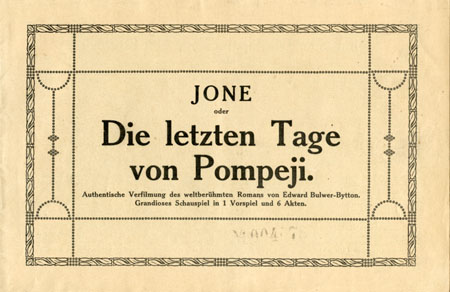 Brohure tedesca del film