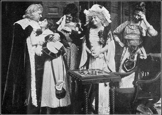 Cinderella Bids Her Father Goodbye