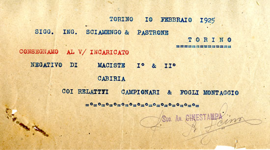 Torino, 10 febbraio 1925