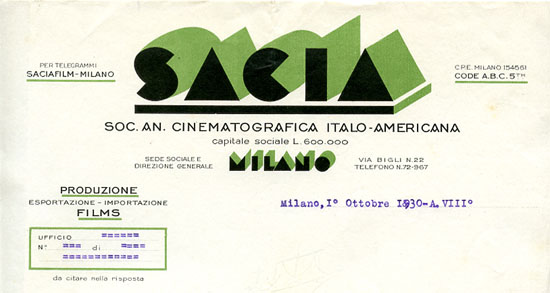 Milano, 1° ottobre 1930