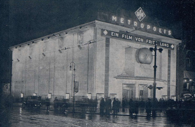 Metropolis U.F.A. Palast Berlino, gennaio 1927