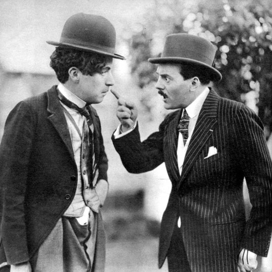 Charles Chaplin et Max Linder 1920