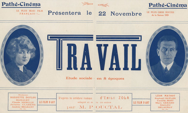 Travail Henri Pouctal Paris 22 novembre 1919