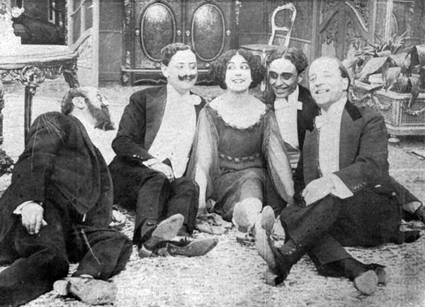 La ballerina Alfonsina Battaglia (Leda Gys), La Principessa, Caesar Film 1917