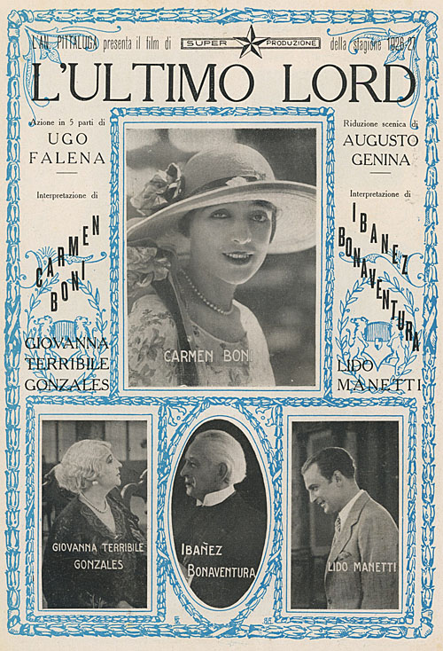 L'ultimo Lord, Augusto Genina 1926