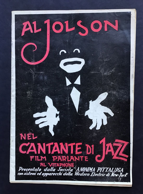Il cantante di Jazz film parlante al Vitaphone