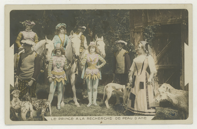 "Peau d'Ane" (1908) d'après le conte de Charles Perrault. Réalisateur: Albert Capellani, trucages Segundo de Chomón.