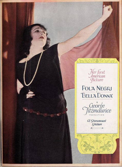 Pola Negri in Bella Donna